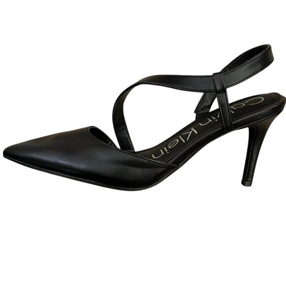 Calvin Klein Women's Faux Leather Pointed Toe Pumps High Heels Size 8.5 - Picture 6 of 16